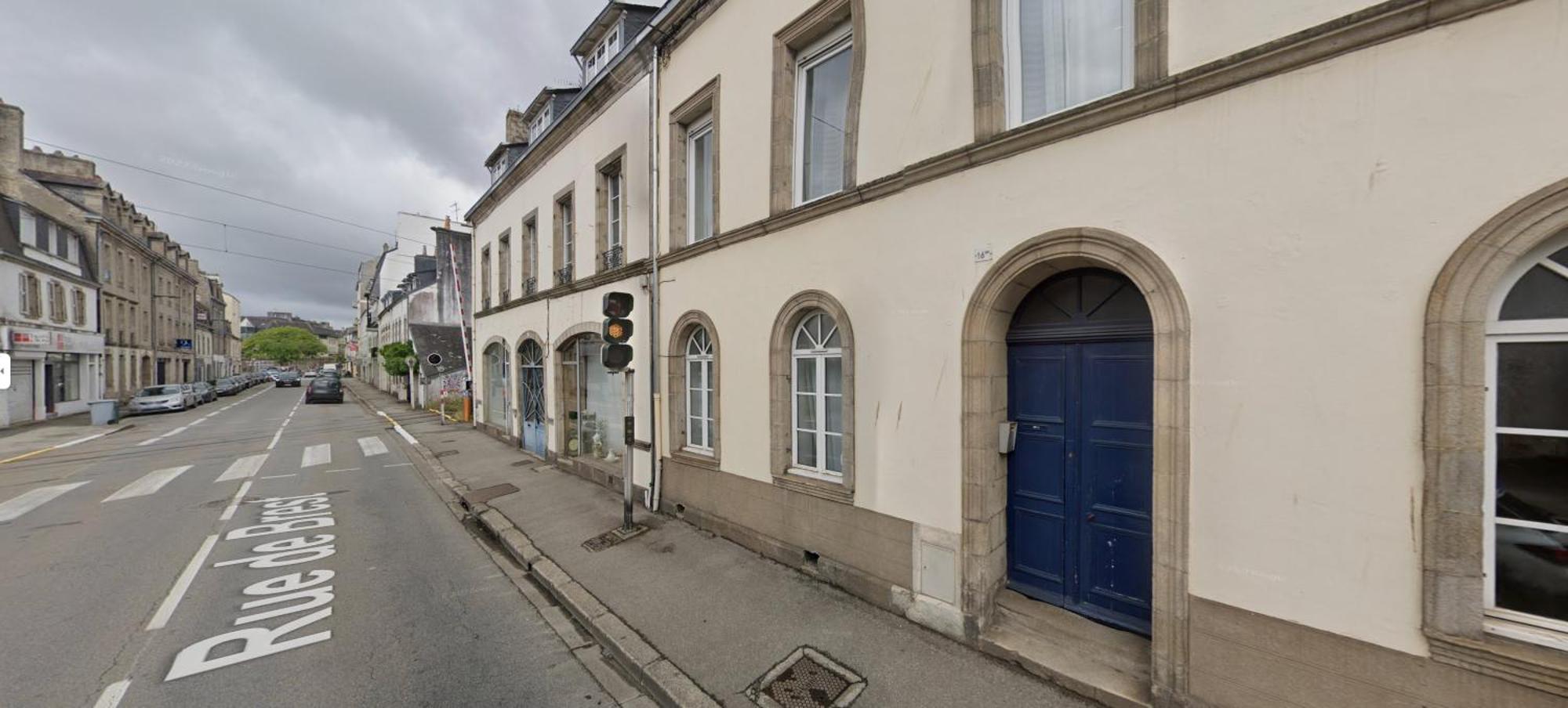Le Noir Bois Et Blanc - Studio - Wifi - Centre Ville - Entree Autonome Quimper Zewnętrze zdjęcie
